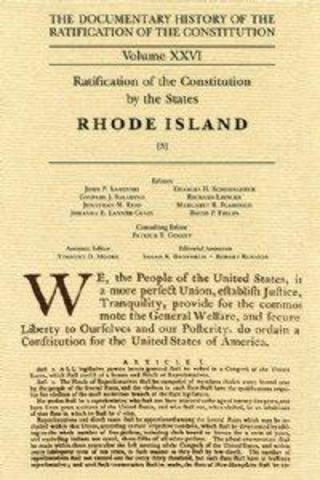 Ratification of The Constituition by Rhode Island