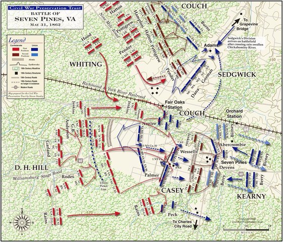 The Battle of Seven Pines