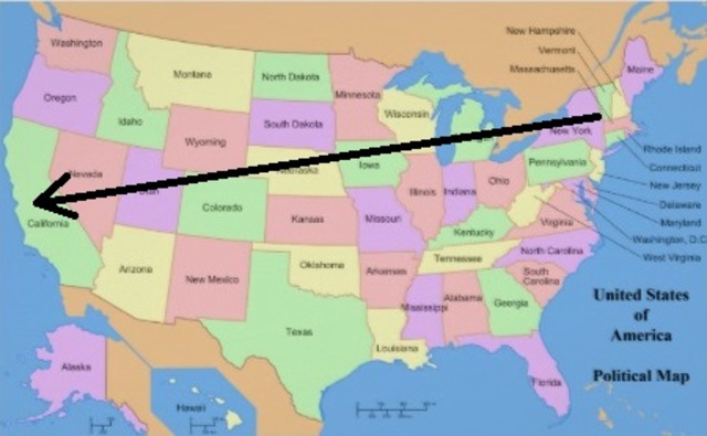 Push and pull factors for moving west