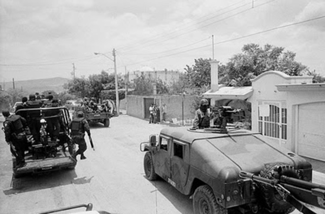 Civil War erupts in Mexico