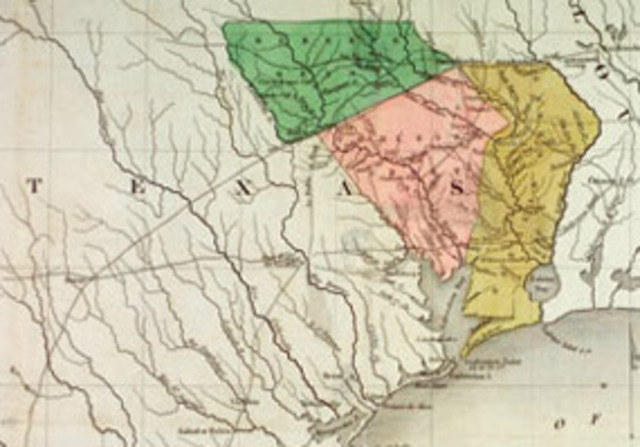 Burnet, Vehlein, and Zavala all recive land grants