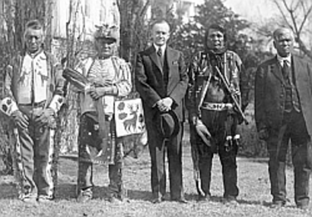 how was the franchise extended to the native americans?