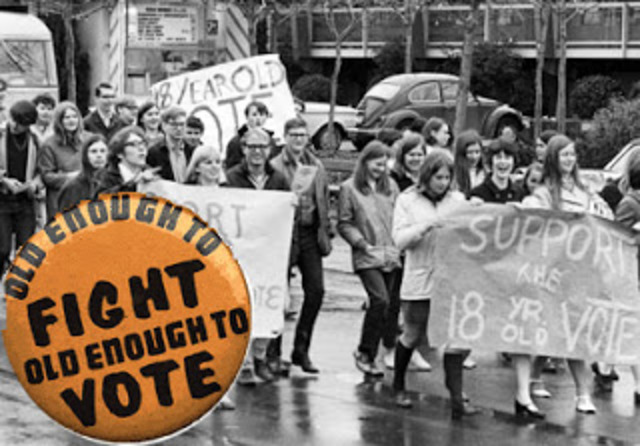 how did 18 year olds win the right to vote?