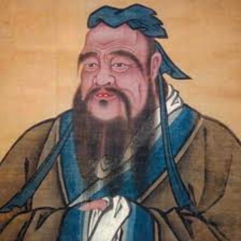 550 aC. Nacimiento de Confucio,