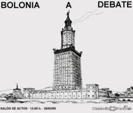 1100. Primera Escuela de Derecho, en Bolonia.