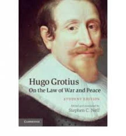 1625. Hugo Grotius: