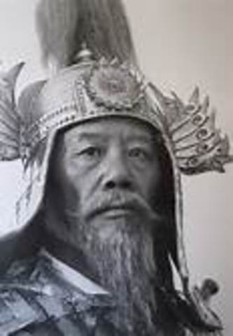 The Three Polos arrive in China where Kublai Khan welcomes tthem