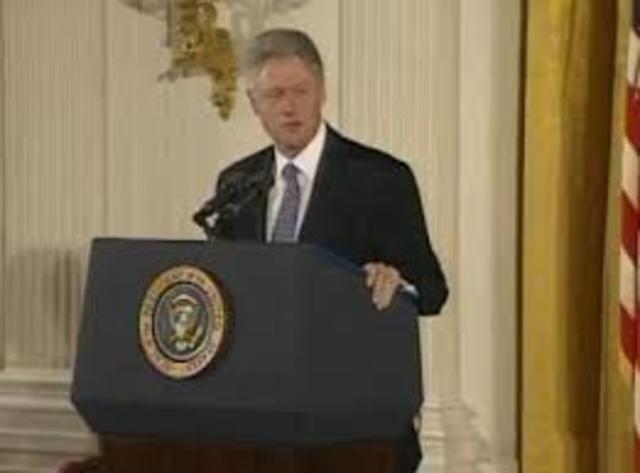 Apology from President Clinton