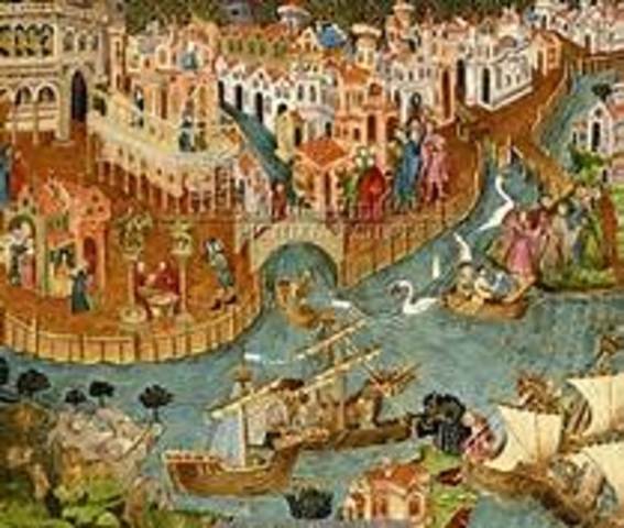 Marco Polo Returns  to Venice