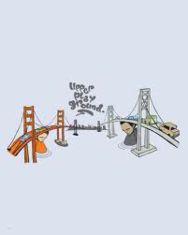 San Francisco-Oakland Bay Bridge opened