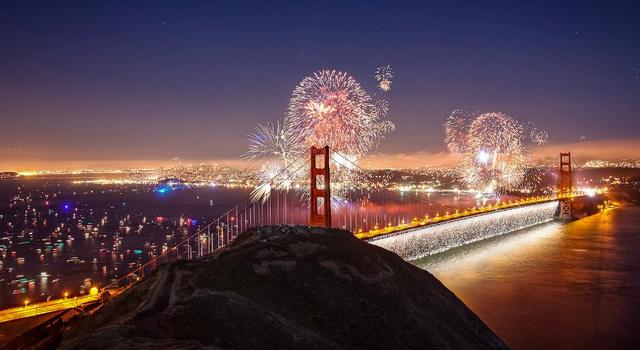 Golden Gate bridge completed