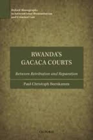 Gacaca courts to be set up