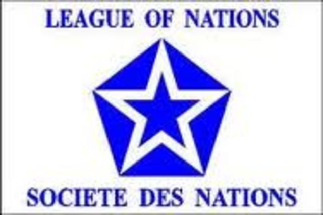 1919. Sociedad de Naciones,