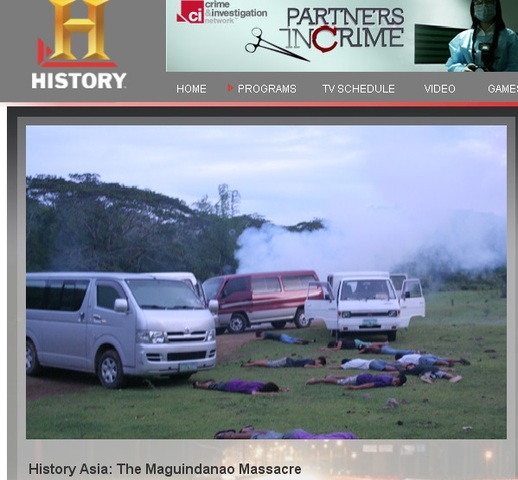 History Channel documentary on Maguindanao massacre