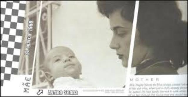Ayrton Senna was born