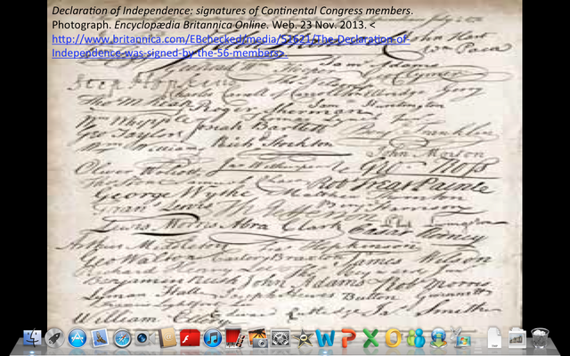 The Declaration of Independence