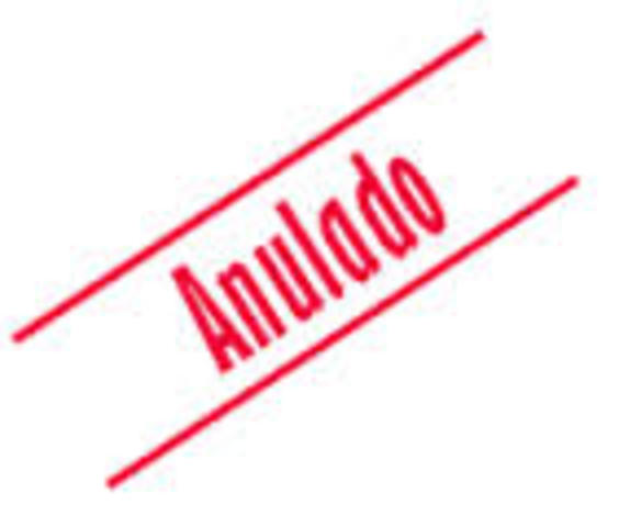 Anulación del resultado
