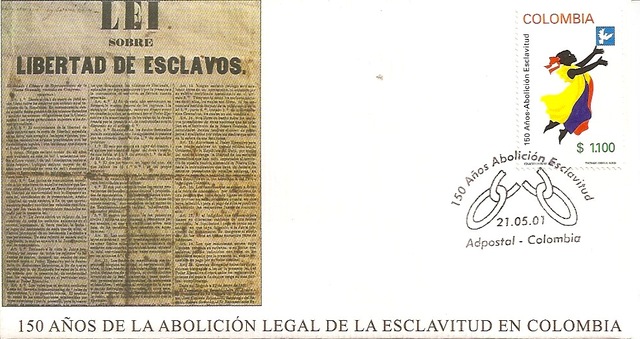 Abolición de la esclavitud en Colombia.