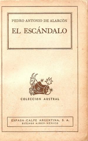 Publicación "El escándalo"