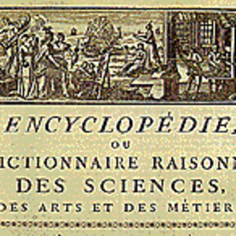 Publicación de la Enciclopedia o Diccionario Razonado de las Ciencias, de las Artes y de los Oficios