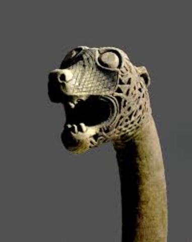 Animal Head Post from Oseberg Ship Burial