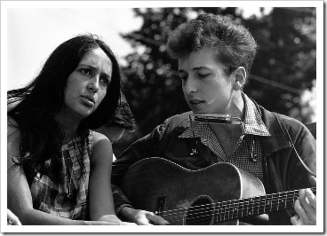 Bob Dylan y Joan Baez