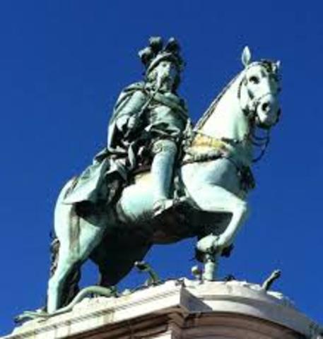 Inauguração da estátua do rei D. José I na Praça do Comércio