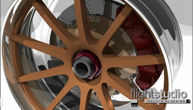 First four wheel brakes fited to a motorcar