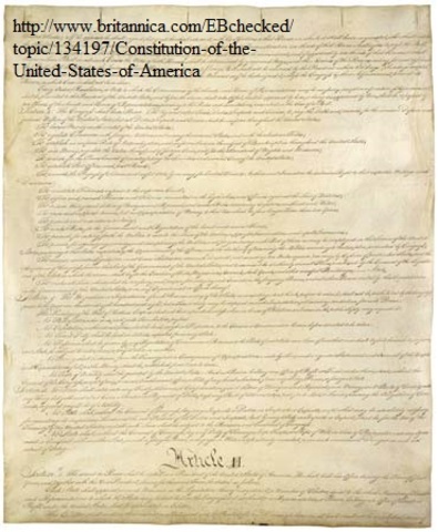 Constitution of the United States signed