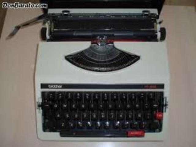 LA MAQUINA DE ESCRIBIR