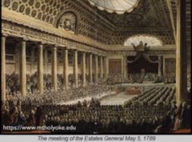 Formation of the National Assembly Causes Fall of the Estates