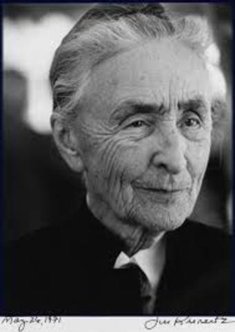 She loses her central vision and retains only peripheral sight