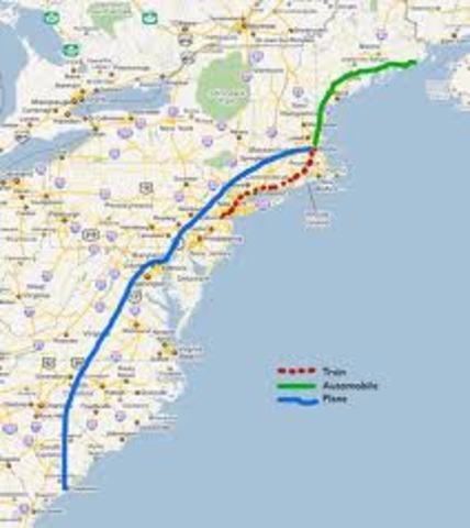 King James 1 divides the Atlantic seaboard