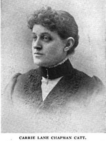Carrie Chapman Catt and New NAWSA Tactics