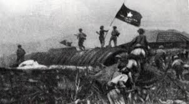 France Defeated at the battle of Dien Bien Phu