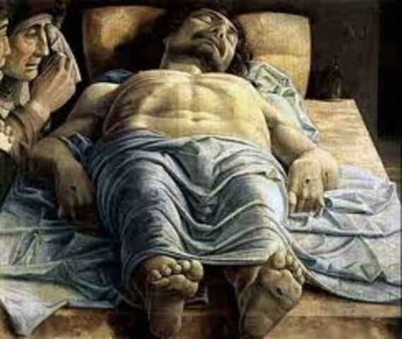 CRISTO MUERTO, MANTEGNA .