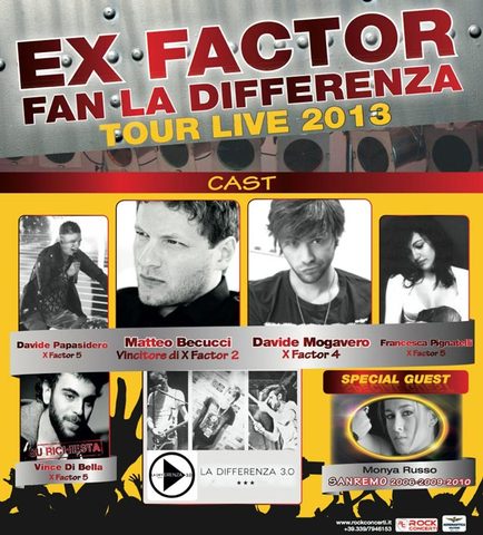 Ex Factor Tour @Rio Saliceto (RE)