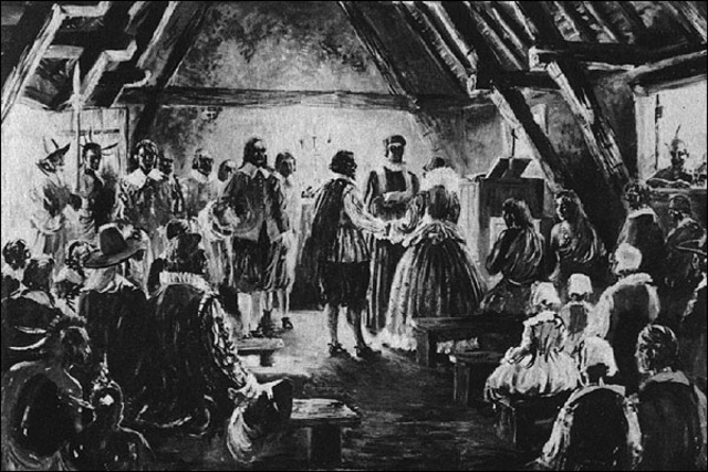 First Marrage at Jamestown