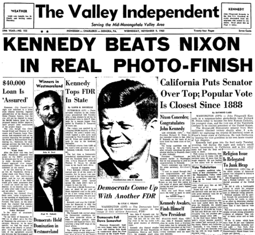 Kennedy Elected President