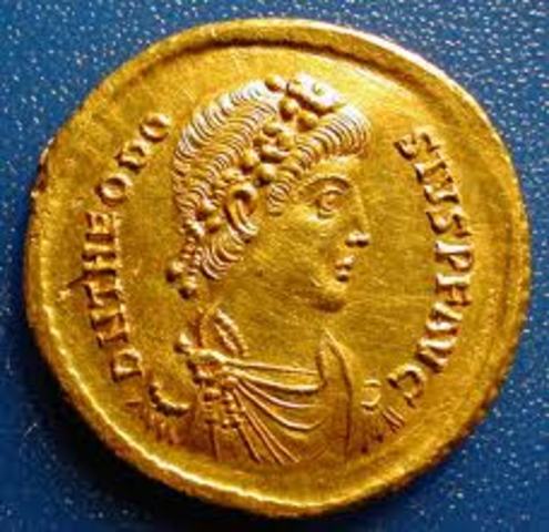 Emperor Theodosus bans all pagen worship