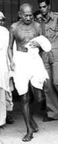 Gandhi's release from prision