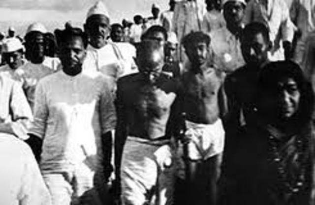 Gandhi's biggest walk