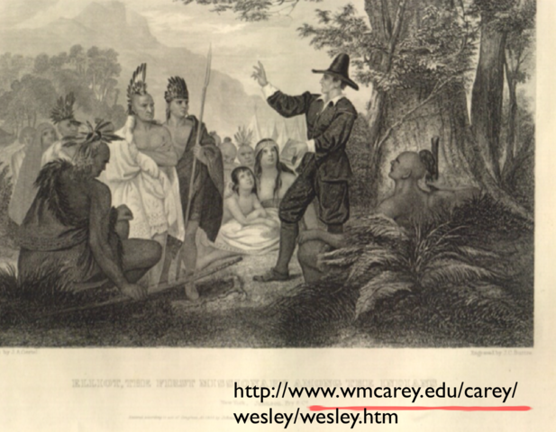 Attempt to Christianize Indians