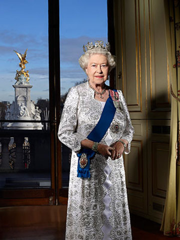 Queen Elizabeth II marks her 60th anaversary.