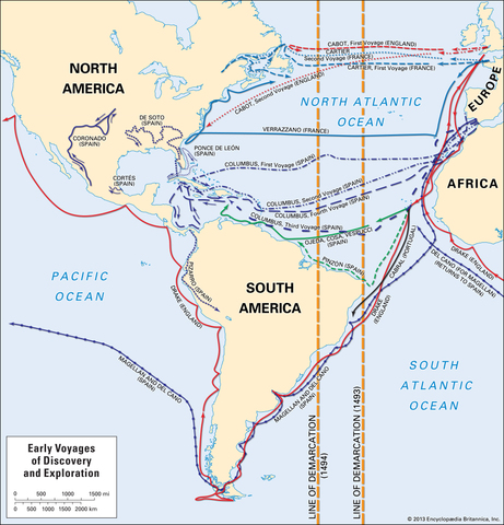 Verrazano explores New England & New York