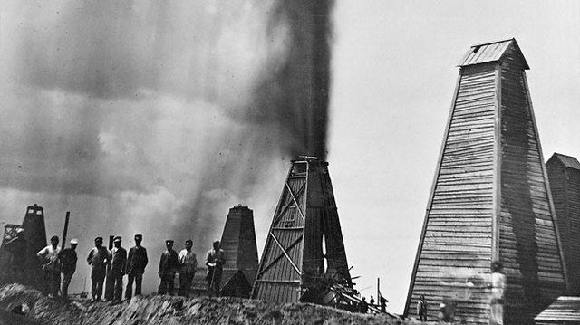 oljan började expandera