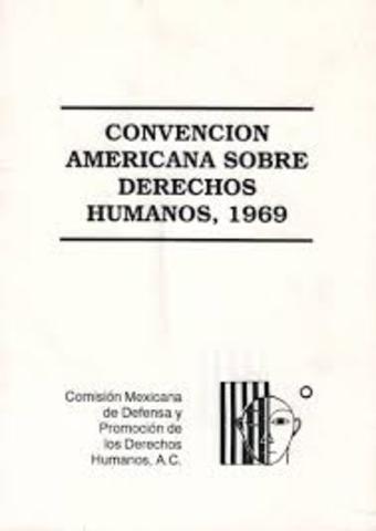 Convención Americana de Derechos Humanos o Pacto de San José