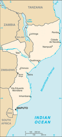Portugal went to Mozambique