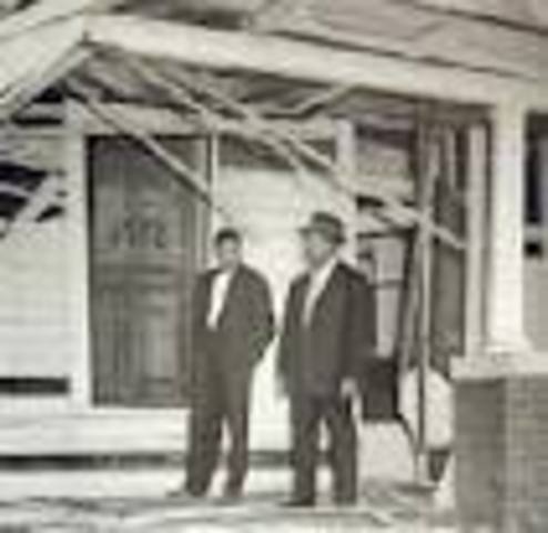 martin house is bombed