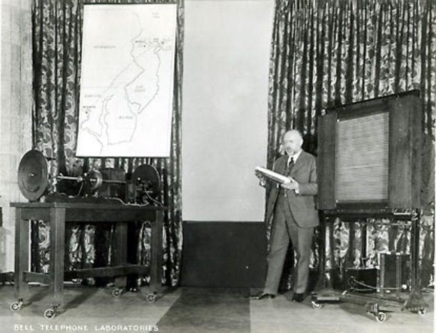 First public television demonstration